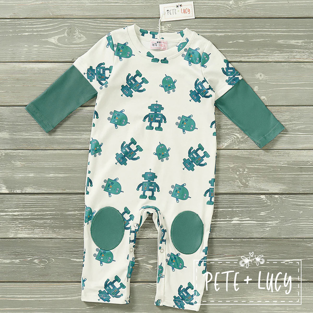 Cute Robot Infant Romper