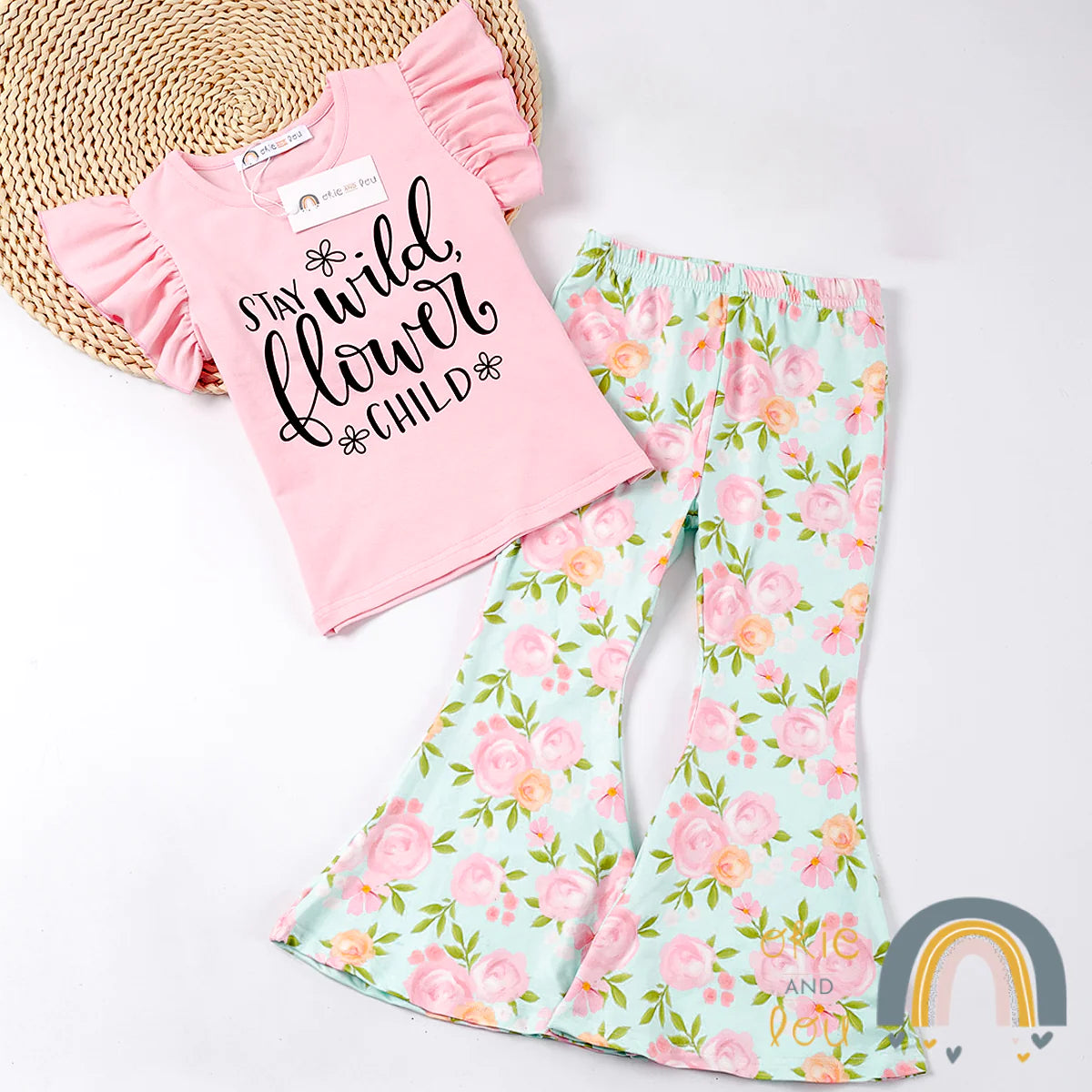 Stay Wild Flower Child - Pant Set