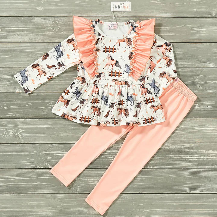 Horse Heaven - Long Sleeve Pant Set