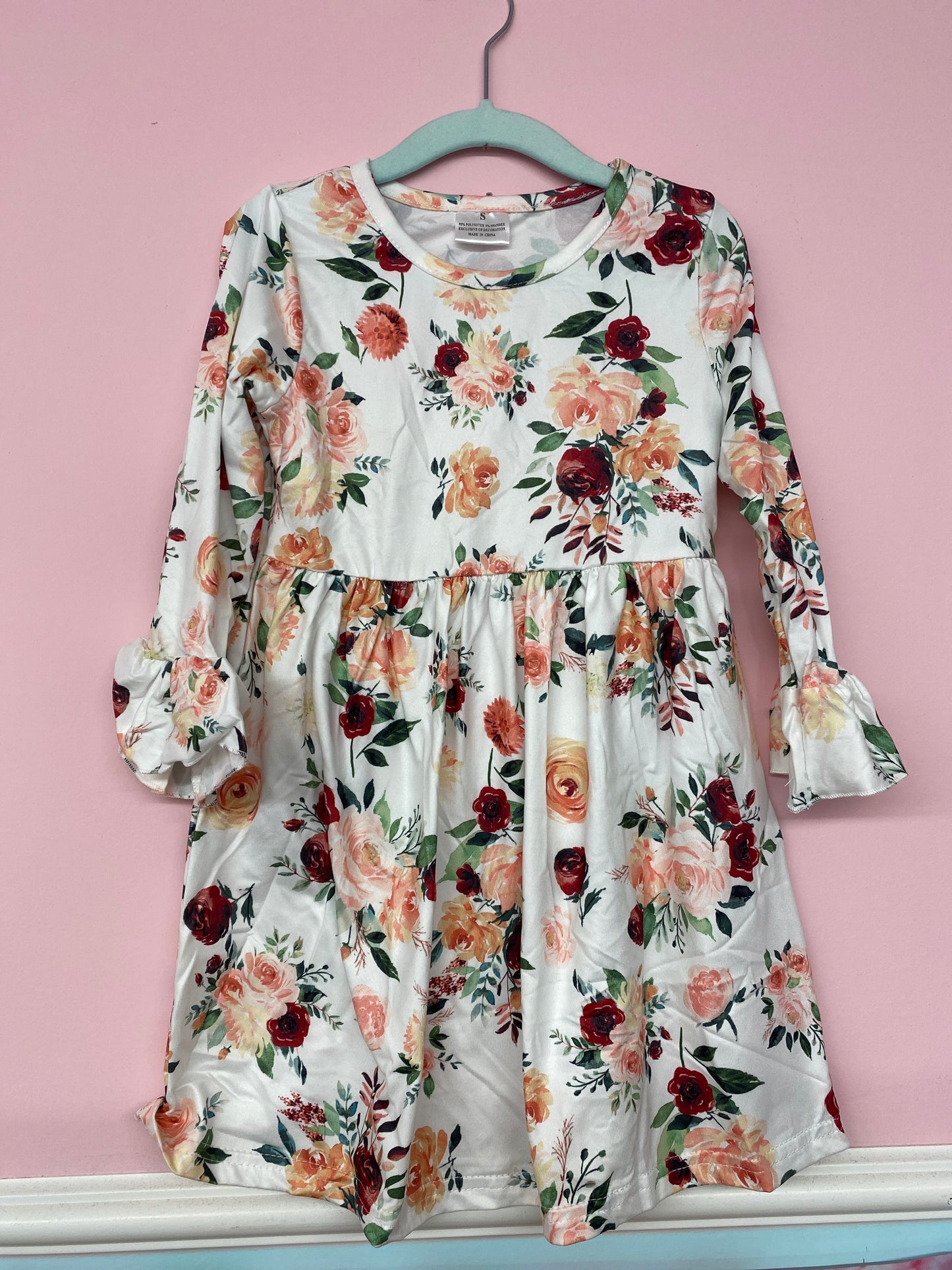 Floral Long Sleeve Dress