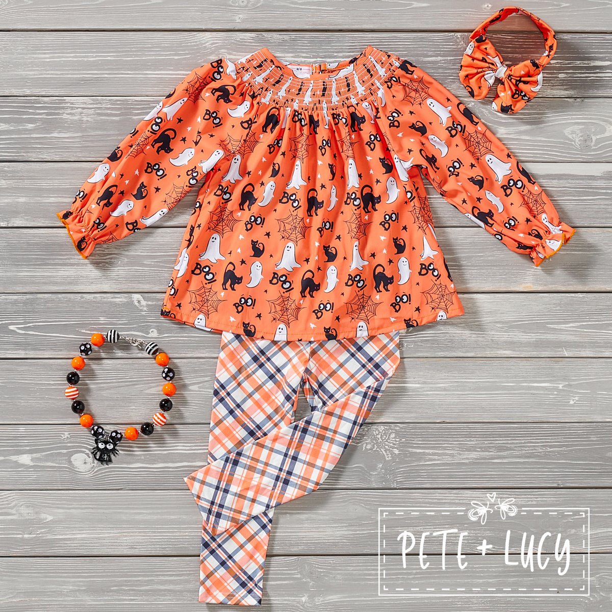 Boo-tastic! Girl 2 Piece-Long Sleeve