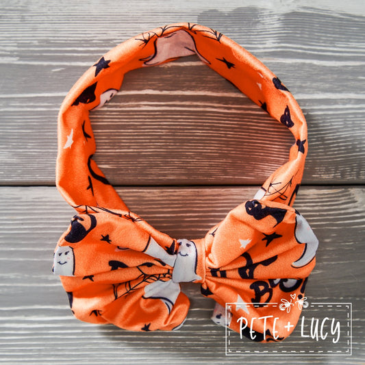 Boo-tastic! Girl Bow Headband